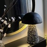 قیمت و خرید آباژور طرح قارچ پاپیه ماشه